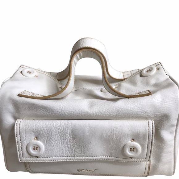 Matt & Nat Handbags - MATT & NAT Vegan Leather White Handbag Purse